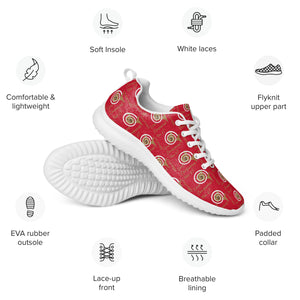 Red AJBENEFICIAL Whirl Men’s athletic shoes