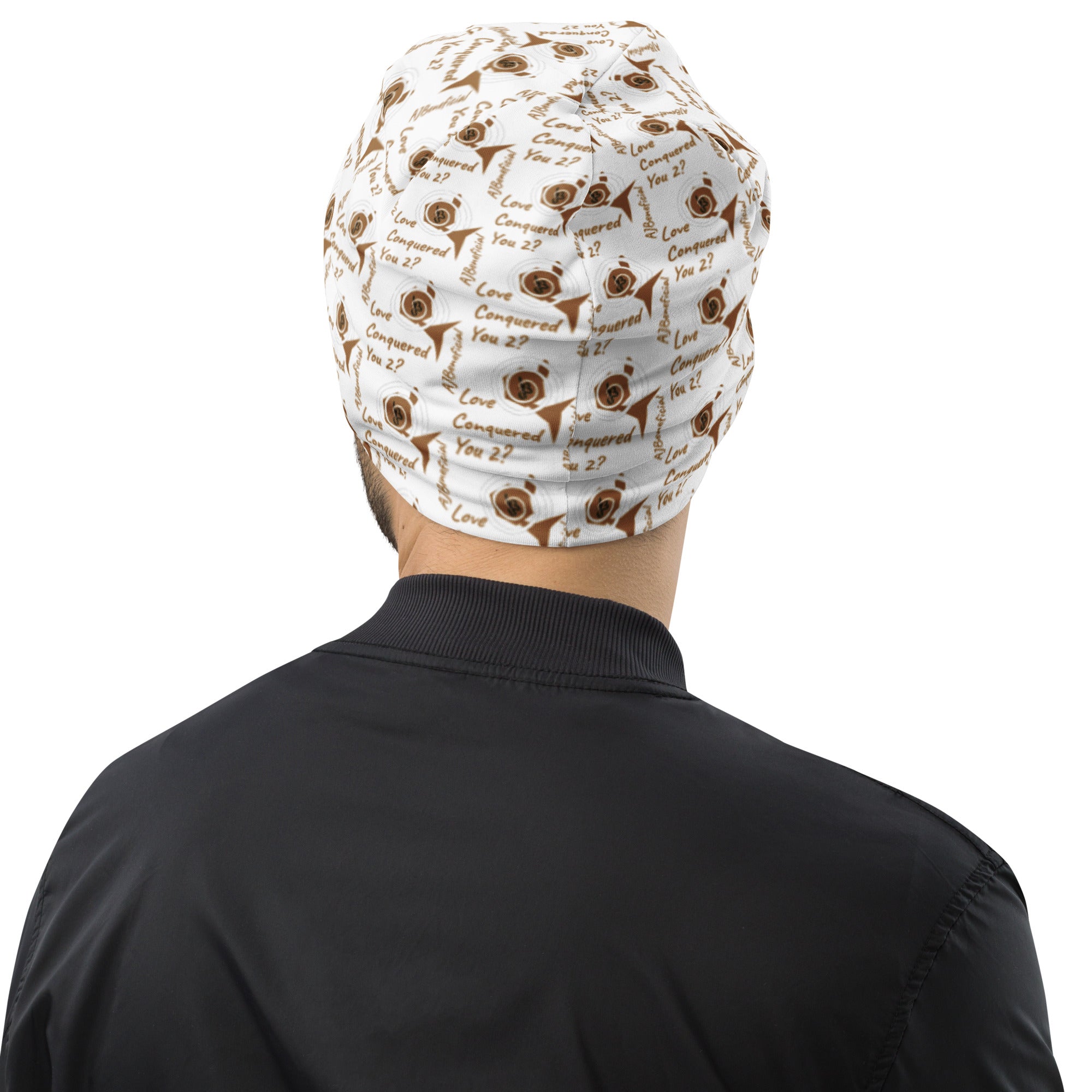 AJBeneficial Love Conquered White Beanie Adult