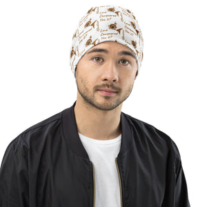 AJBeneficial Love Conquered White Beanie Adult