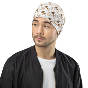 AJBeneficial Love Conquered White Beanie