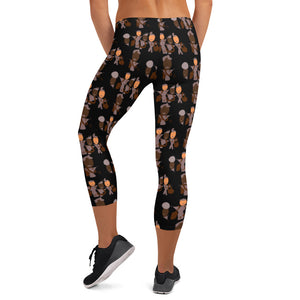 AJBeneficial Entourage Capri Leggings in Black