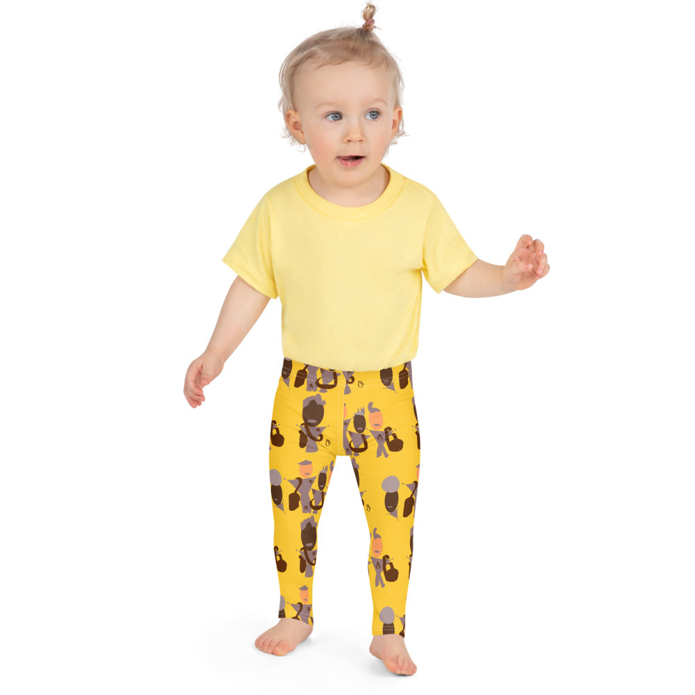 AJBeneficial Entourage Kid's Leggings in Yellow