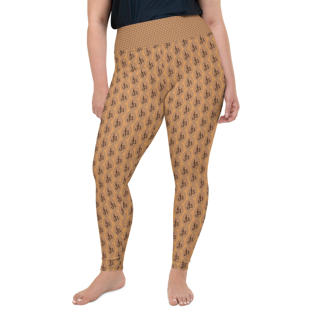 Plus Size Leggings in AJBeneficial Print