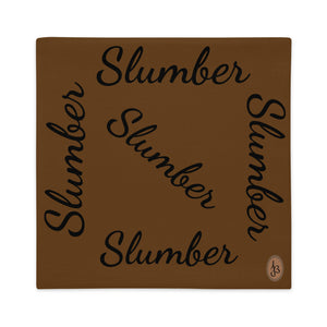 AJBeneficial Entourage Slumber Premium Pillow Case in Tan/Brown