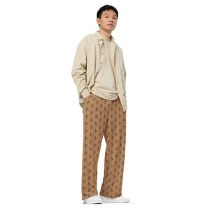 Unisex wide-leg pants AJBeneficial on Tan