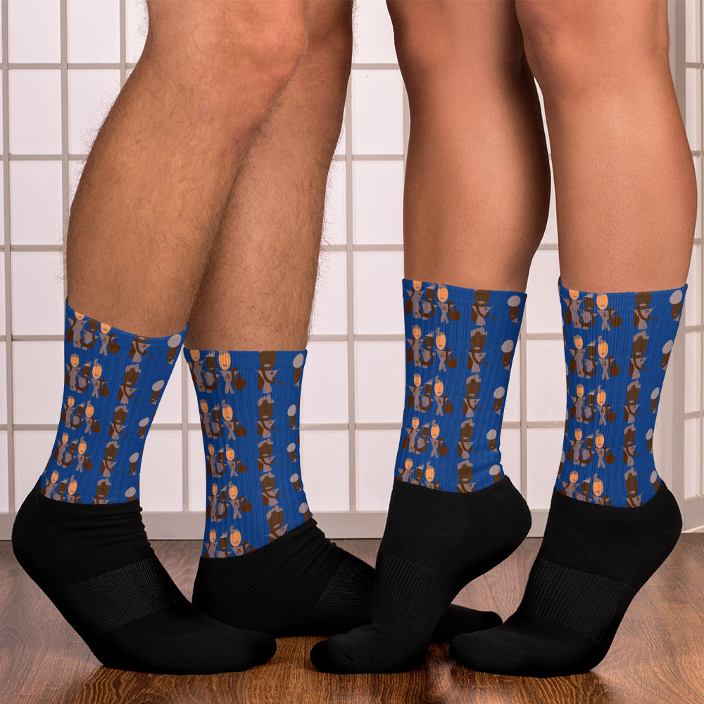 AJBeneficial Entourage Socks in Another Blue