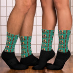 AJBeneficial Entourage Socks in Teal