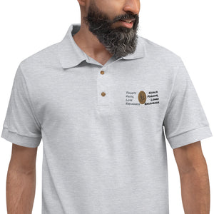AJBeneficial Goals Embroidered Polo Shirt