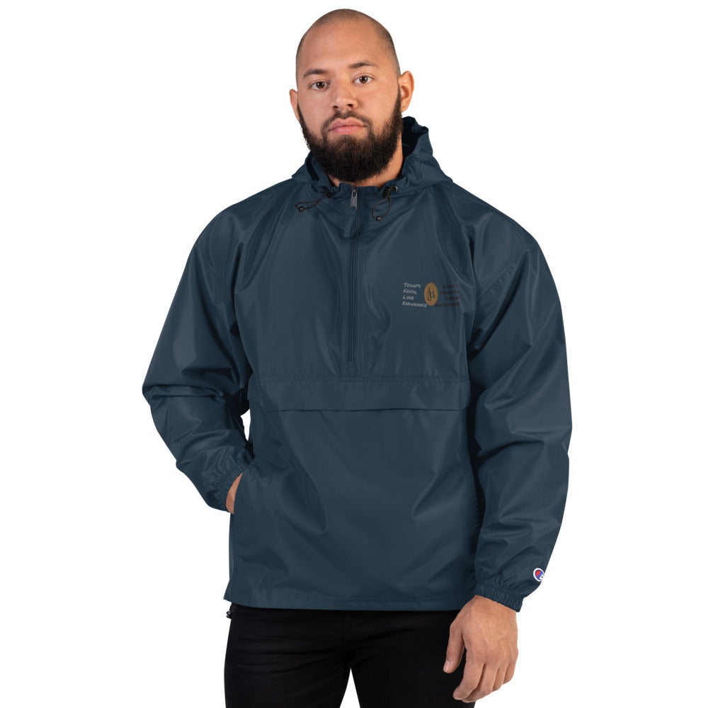AJBeneficial Goal Embroidered Champion Packable Jacket