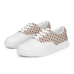 AJBeneficial Women’s lace-up canvas shoes in White